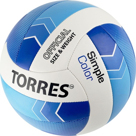 Купить Мяч волейбольный Torres Simple Color любительский р.5 в Мглине 